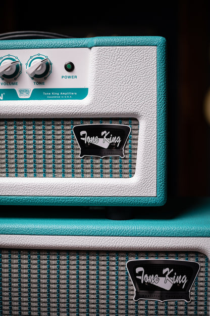 Tone King Gremlin 5w Tube Head and 1x12" Imperial Speaker Cabinet - Turquoise