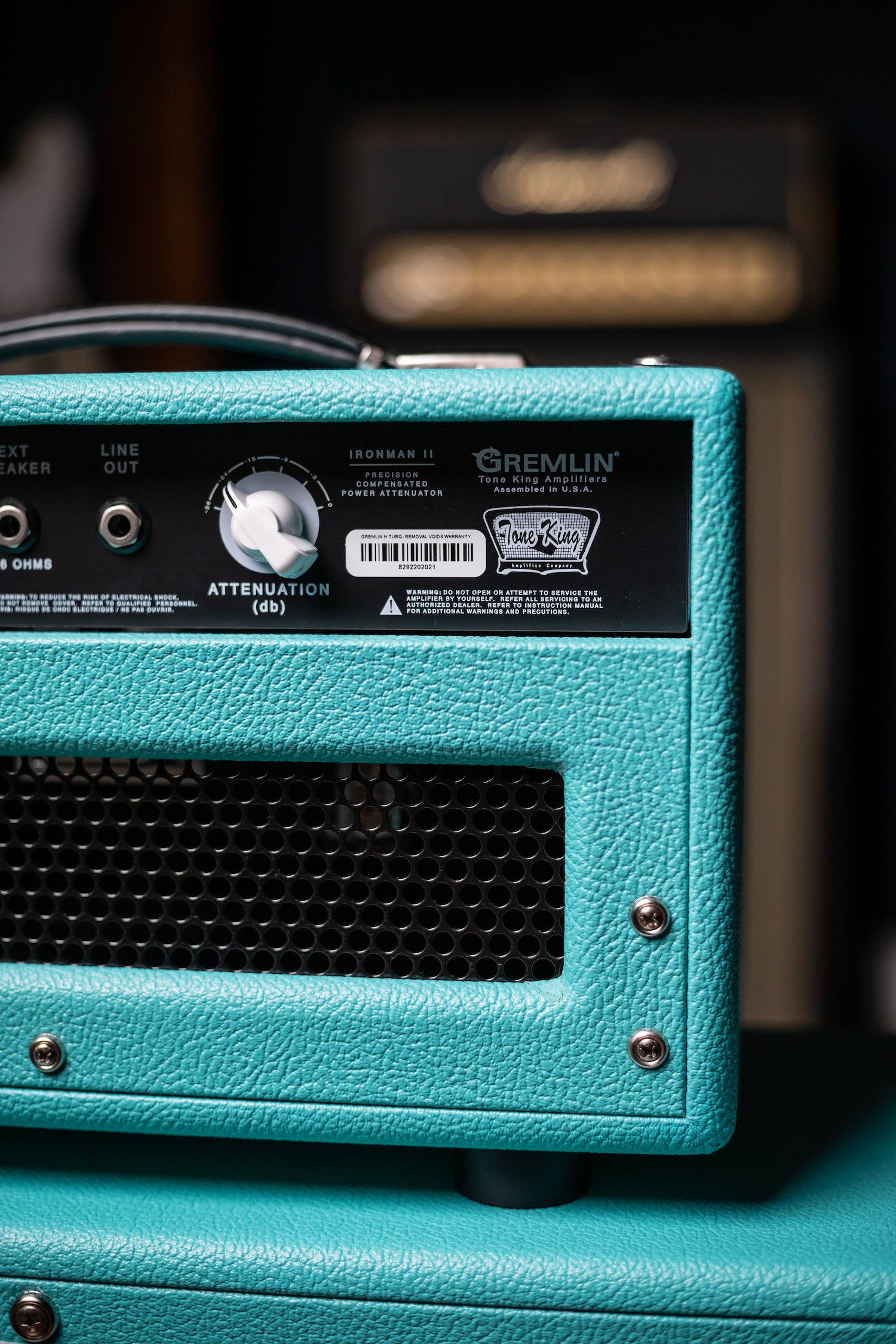 Tone King Gremlin 5w Tube Head and 1x12" Imperial Speaker Cabinet - Turquoise