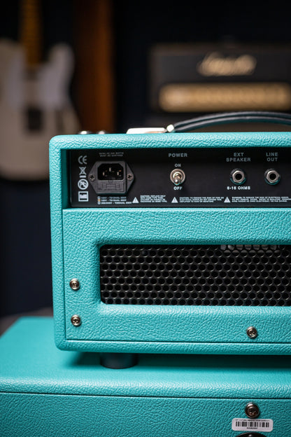 Tone King Gremlin 5w Tube Head and 1x12" Imperial Speaker Cabinet - Turquoise