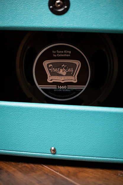 Tone King Gremlin 5w Tube Head and 1x12" Imperial Speaker Cabinet - Turquoise
