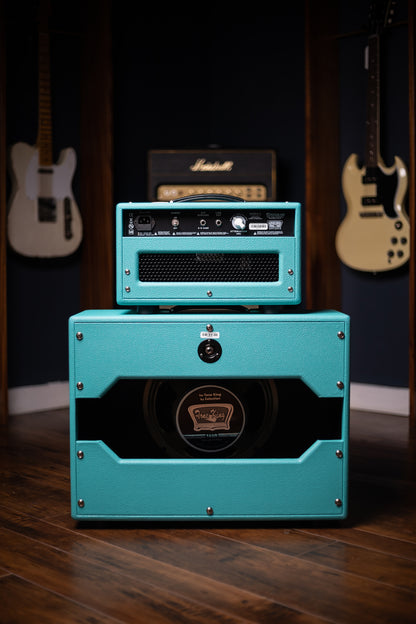 Tone King Gremlin 5w Tube Head and 1x12" Imperial Speaker Cabinet - Turquoise