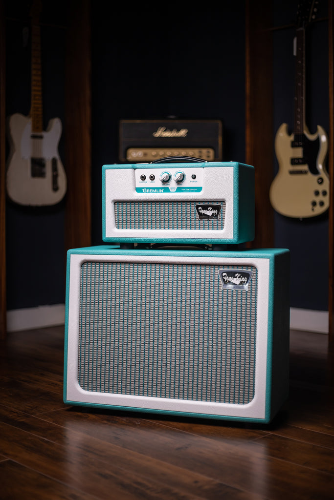 Tone King Gremlin 5w Tube Head and 1x12" Imperial Speaker Cabinet - Turquoise