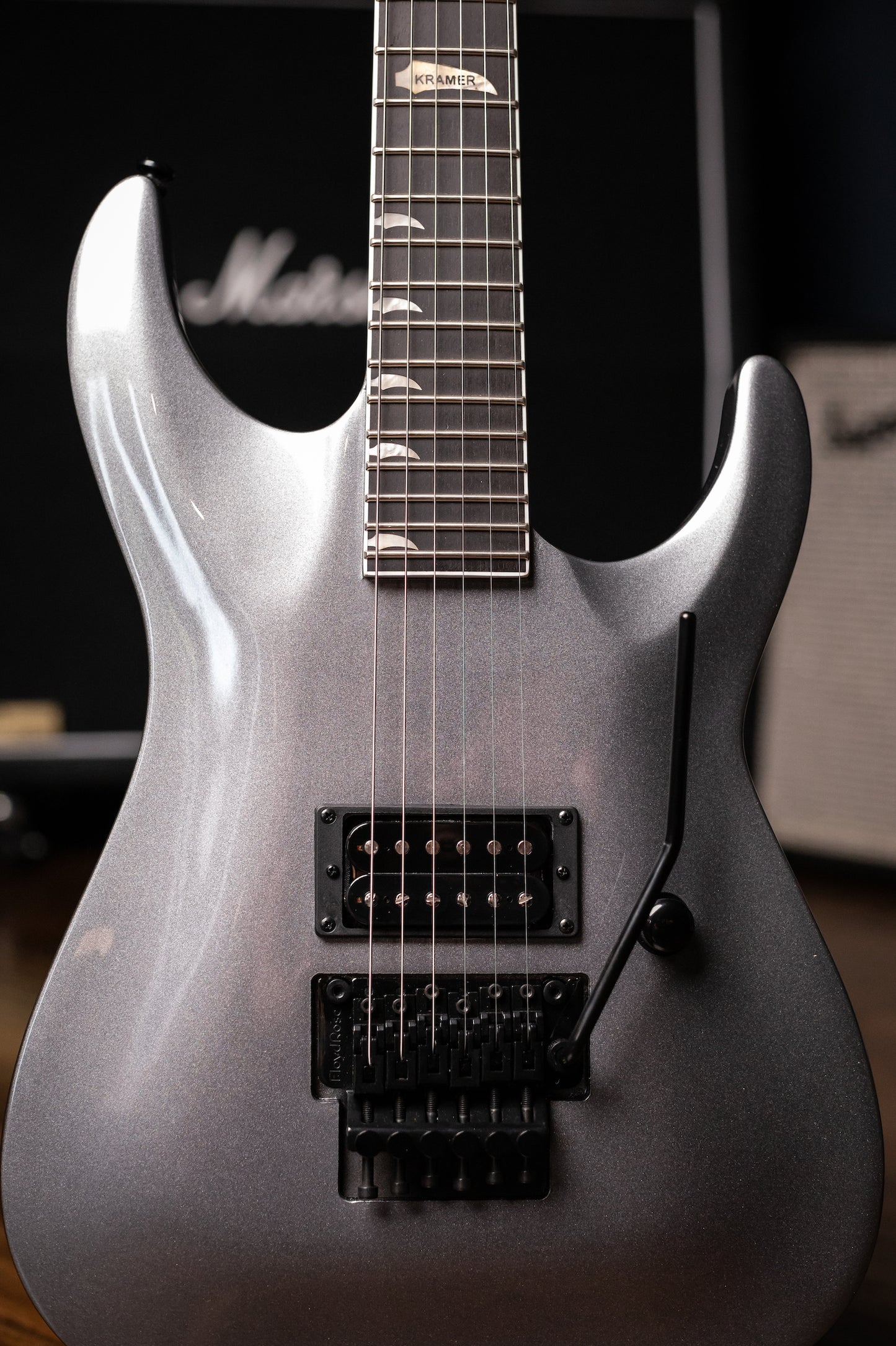 Kramer SM-1 H Electric Guitar - Tronius Silver