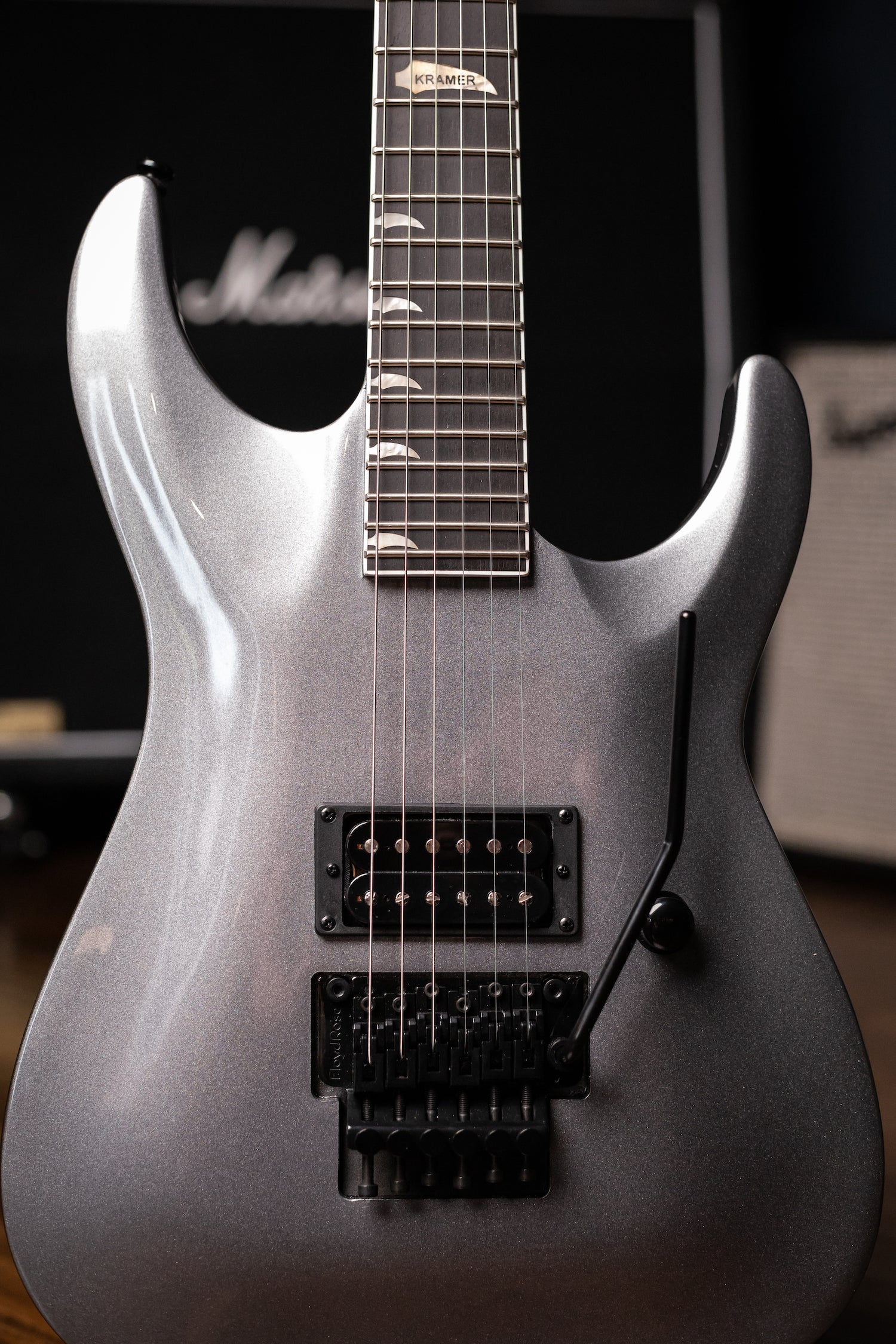 Kramer SM-1 H Electric Guitar - Tronius Silver
