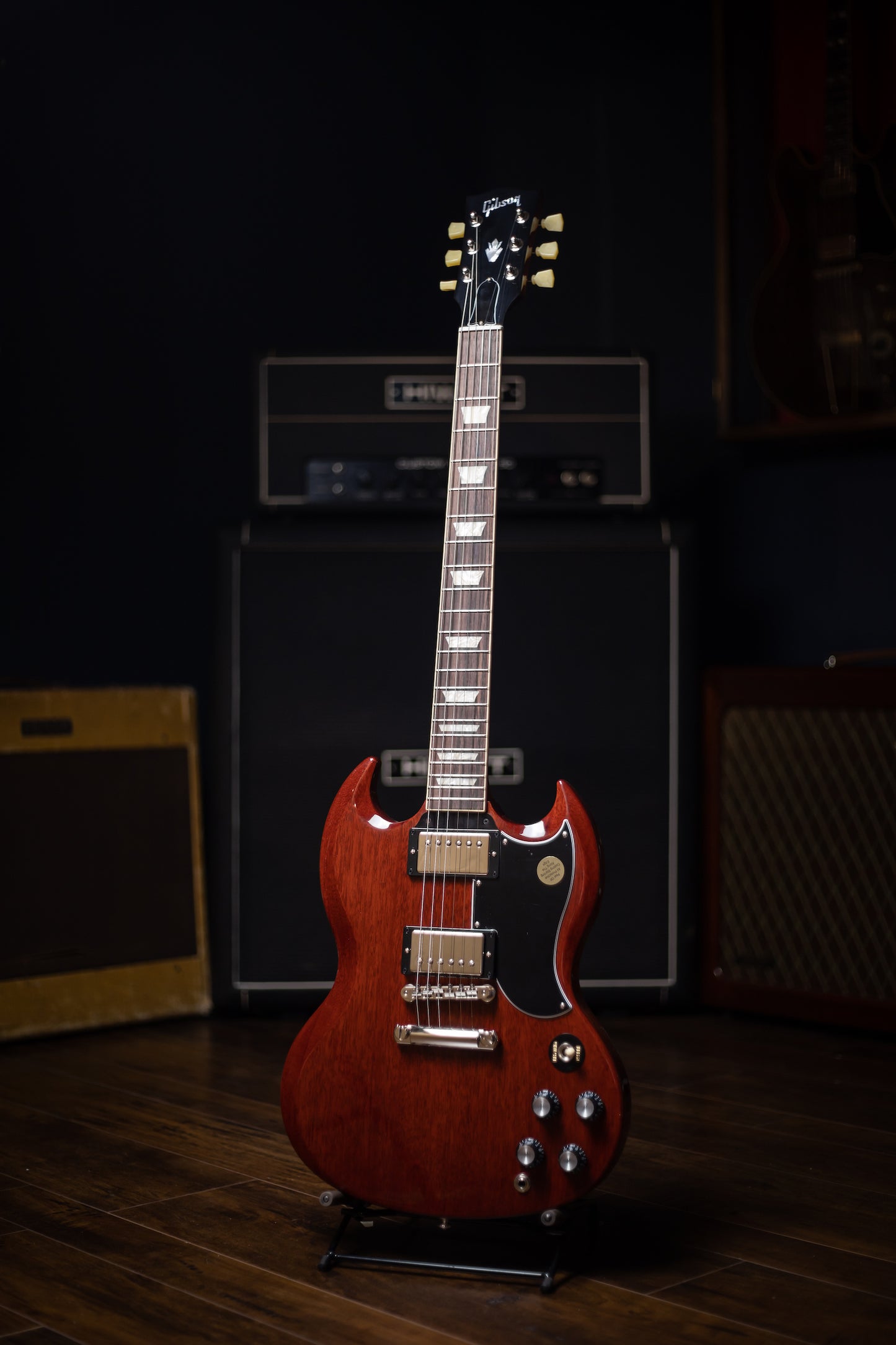 Gibson SG Standard '61 with Stop Bar Electric Guitar - Vintage Cherry