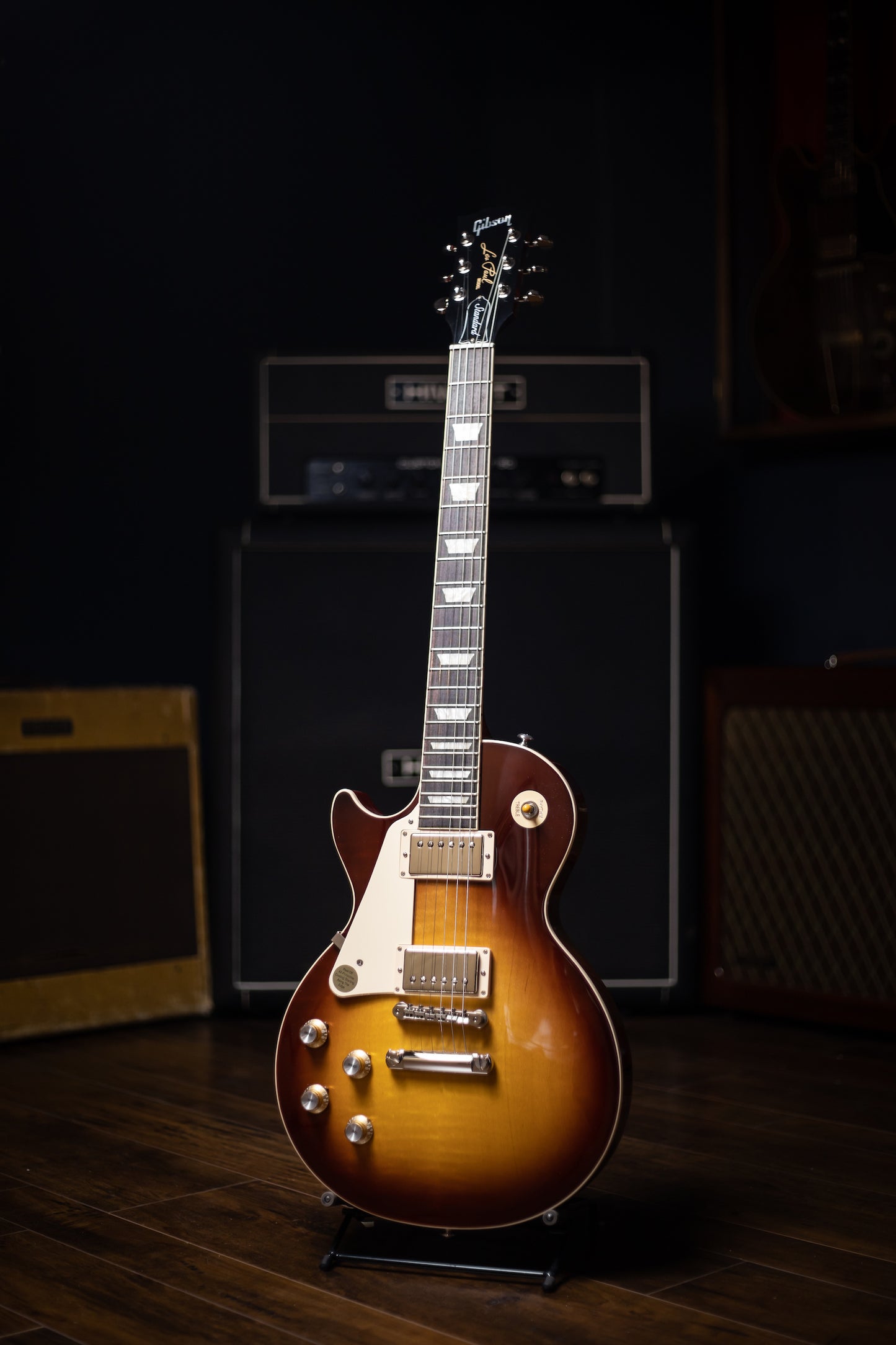 Gibson Les Paul Standard ‘60s Figured Top Left-Handed Electric Guitar - Bourbon Burst
