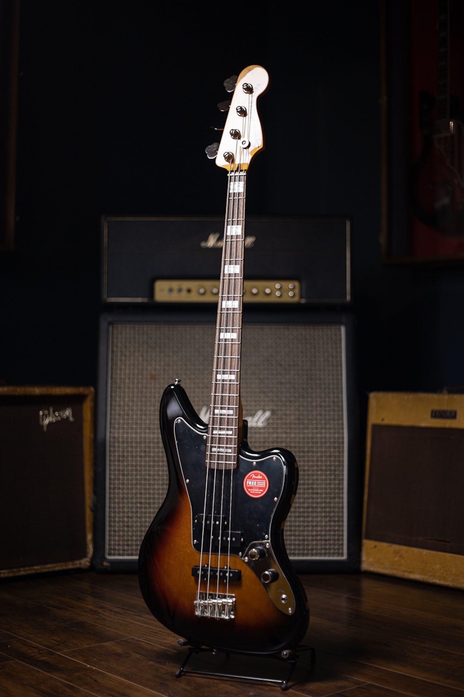 Squier Classic Vibe Jaguar Electric Bass - 3 Tone Sunburst