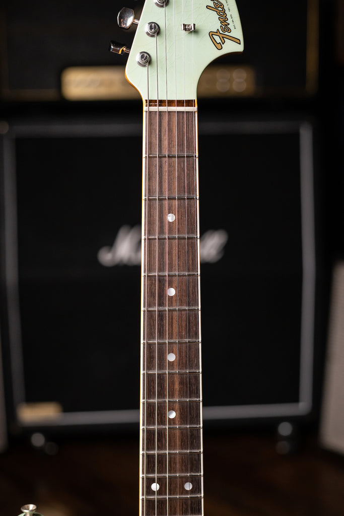 Fender Custom Shop '66 Jaguar Deluxe Closet Classic Electric Guitar - Aged Surf Green