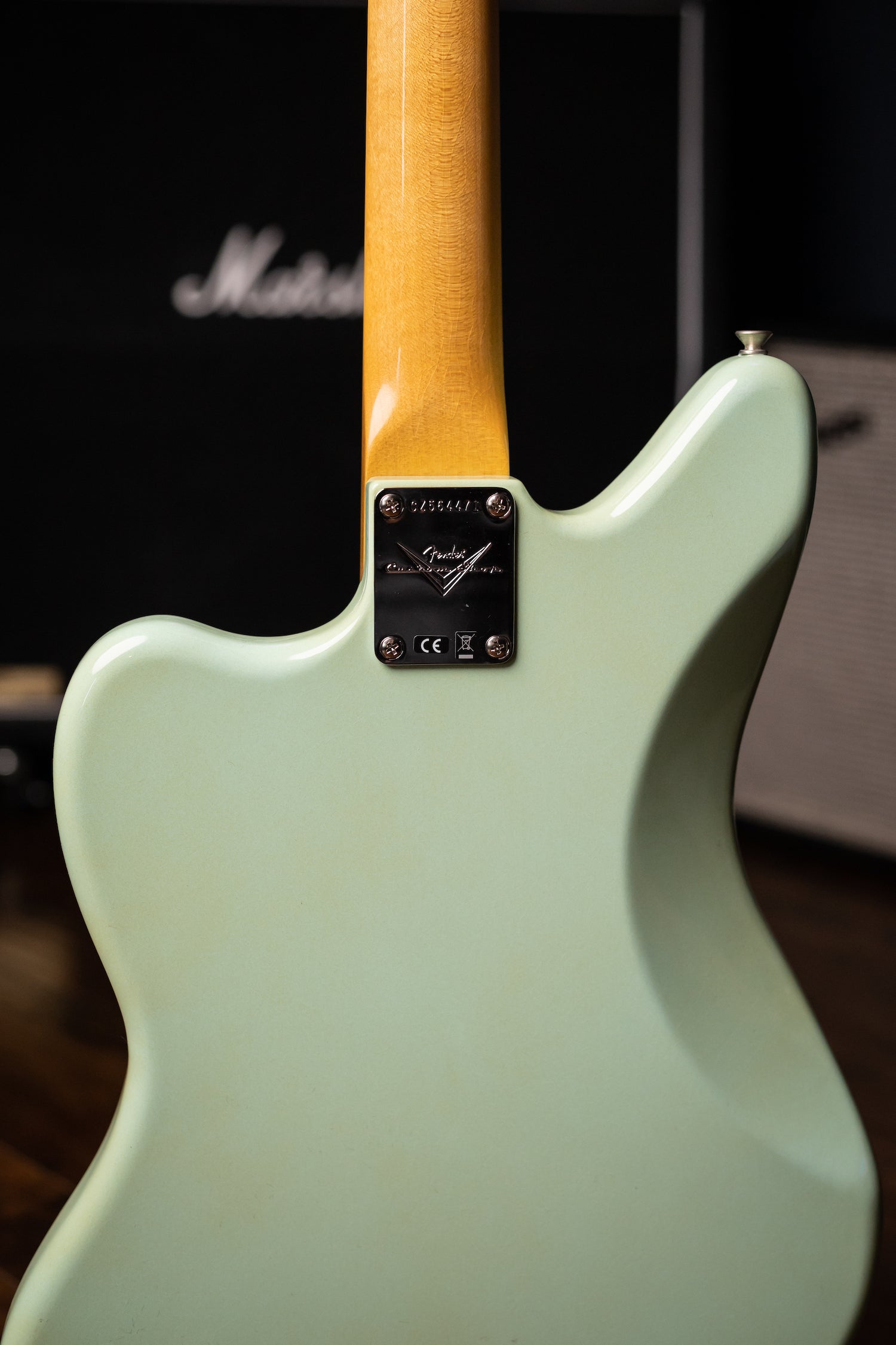 Fender Custom Shop '66 Jaguar Deluxe Closet Classic Electric Guitar - Aged Surf Green