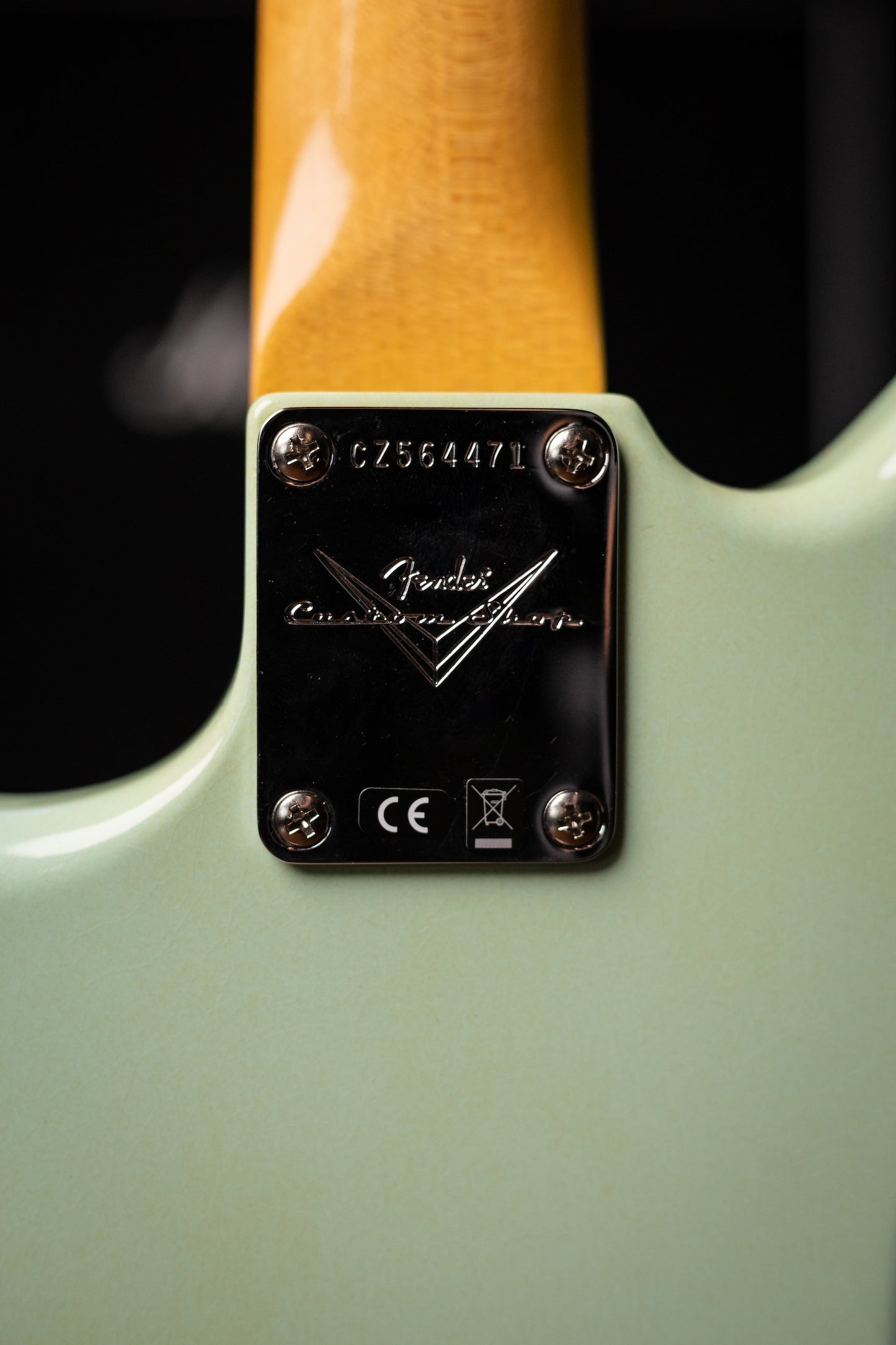 Fender Custom Shop '66 Jaguar Deluxe Closet Classic Electric Guitar - Aged Surf Green