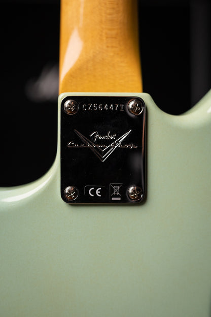 Fender Custom Shop '66 Jaguar Deluxe Closet Classic Electric Guitar - Aged Surf Green