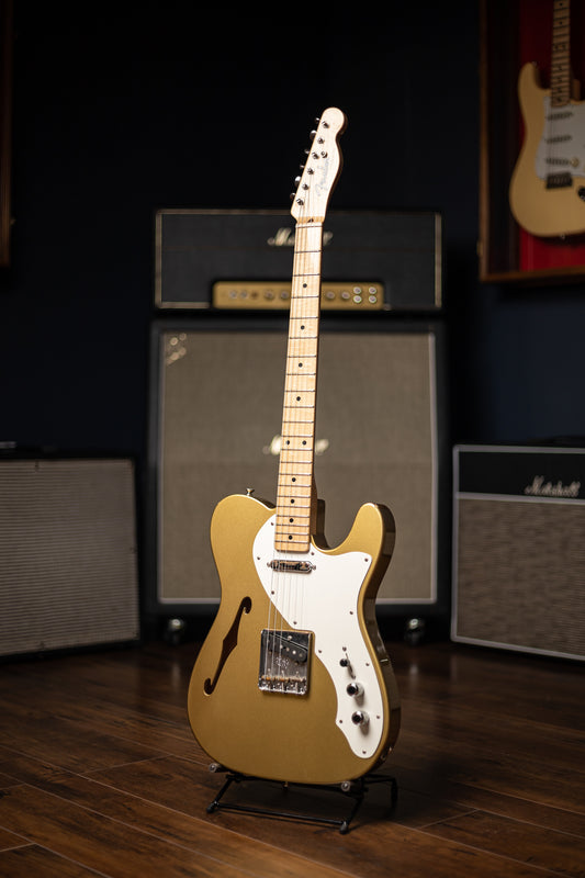 2012 Fender Custom Shop Masterbuilt '50s Thinline Telecaster Electric Guitar - Gold
