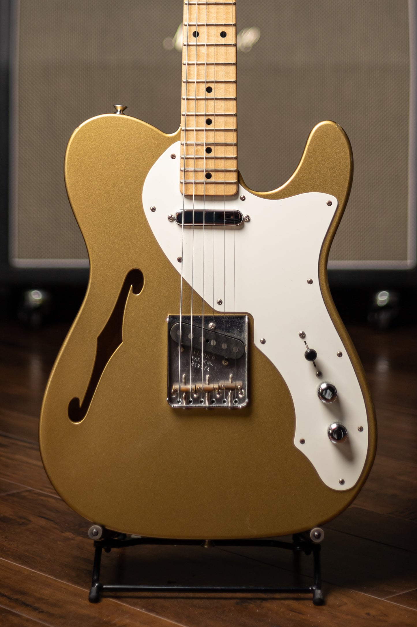 2012 Fender Custom Shop Masterbuilt '50s Thinline Telecaster Electric Guitar - Gold