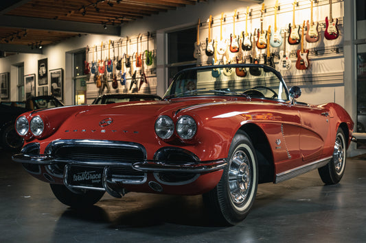 1962 Chevrolet Corvette Convertible “Fuelie” - Roman Red 3/4