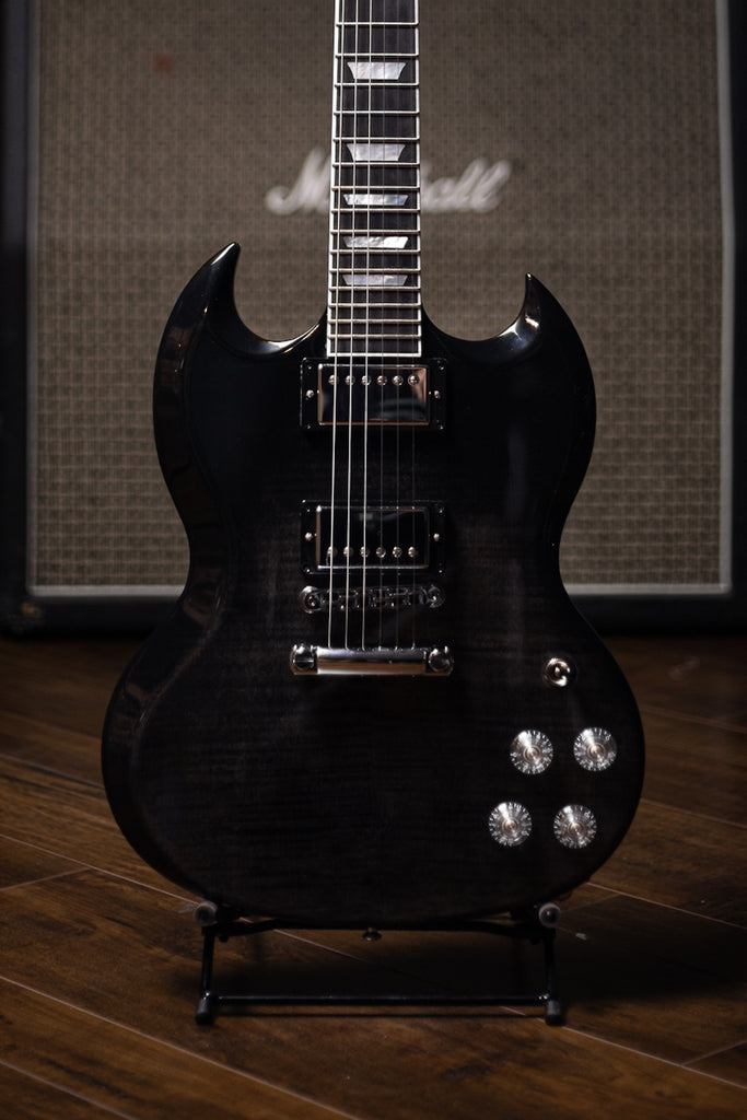 Gibson SG Modern Figured Electric Guitar - Trans Black Fade