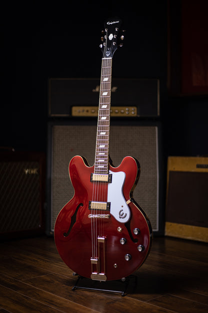 Epiphone Riviera w/ Frequensator Tailpiece Electric Guitar - Sparkling Burgundy