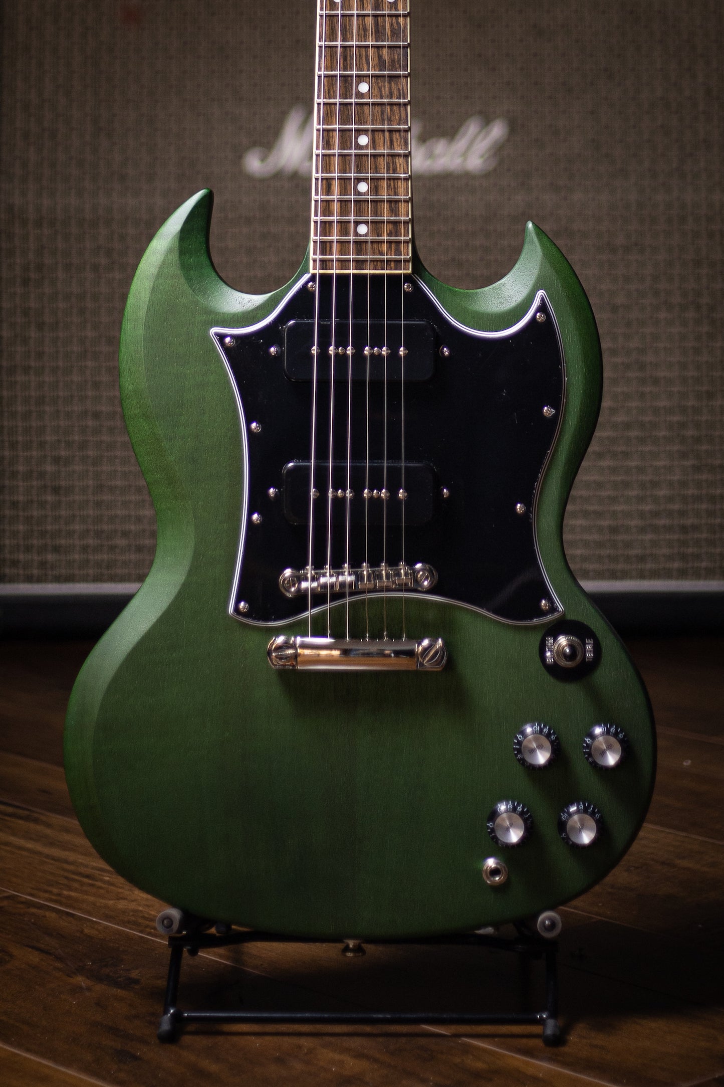 Epiphone SG Classic Worn P90 Electric Guitar - Worn Inverness Green