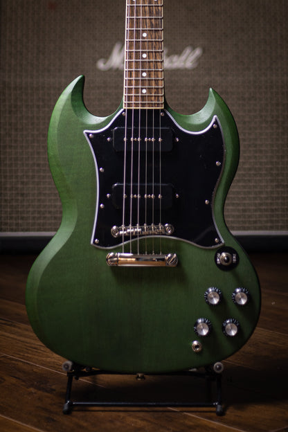 Epiphone SG Classic Worn P90 Electric Guitar - Worn Inverness Green