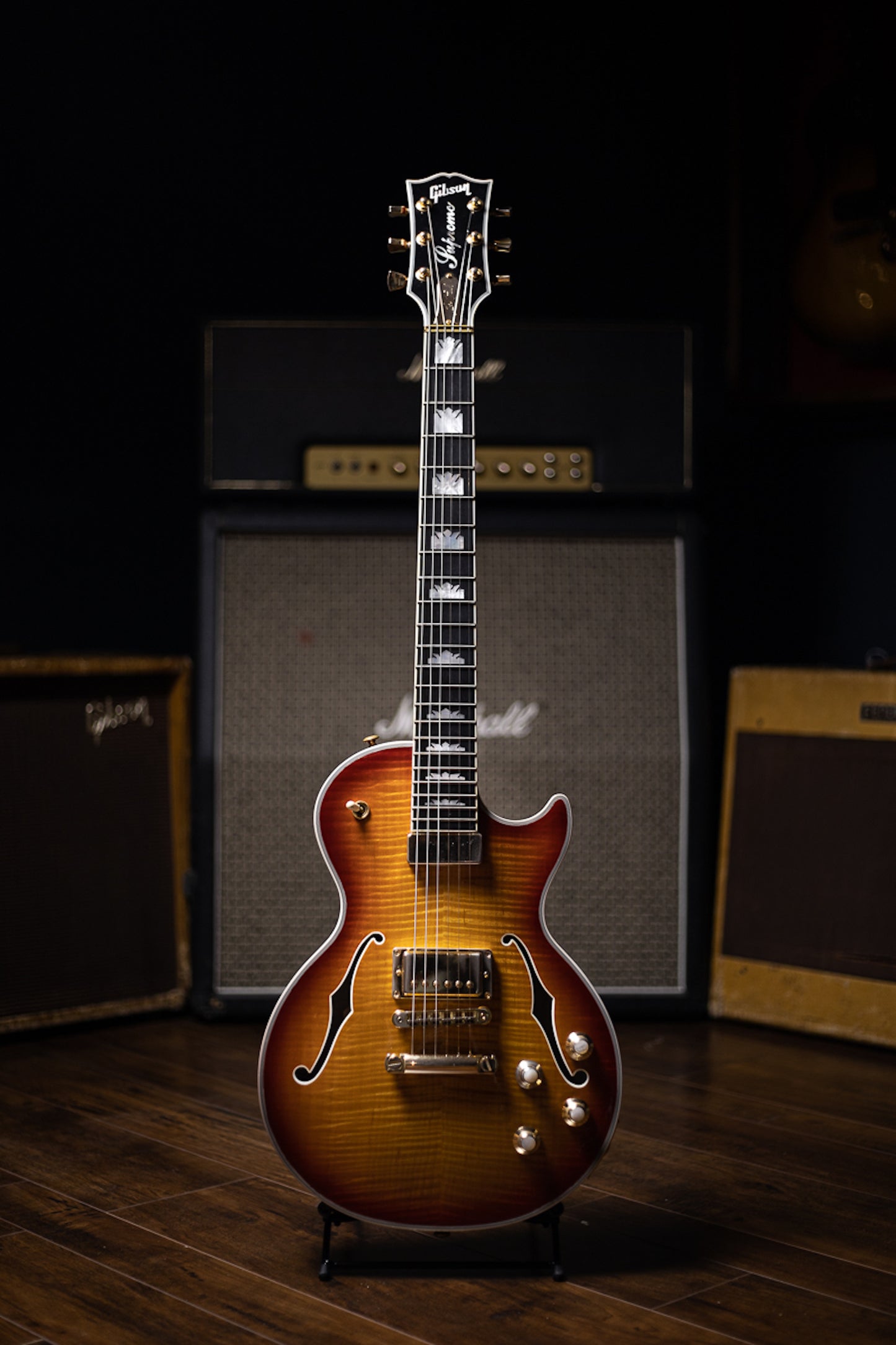2018 Gibson Les Paul 2015 Supreme Electric Guitar - Heritage Cherry Sunburst