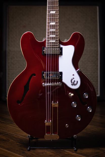 Epiphone Riviera w/ Frequensator Tailpiece Electric Guitar - Sparkling Burgundy