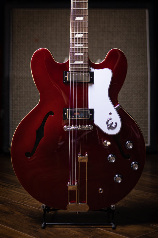 Epiphone Riviera w/ Frequensator Tailpiece Electric Guitar - Sparkling Burgundy