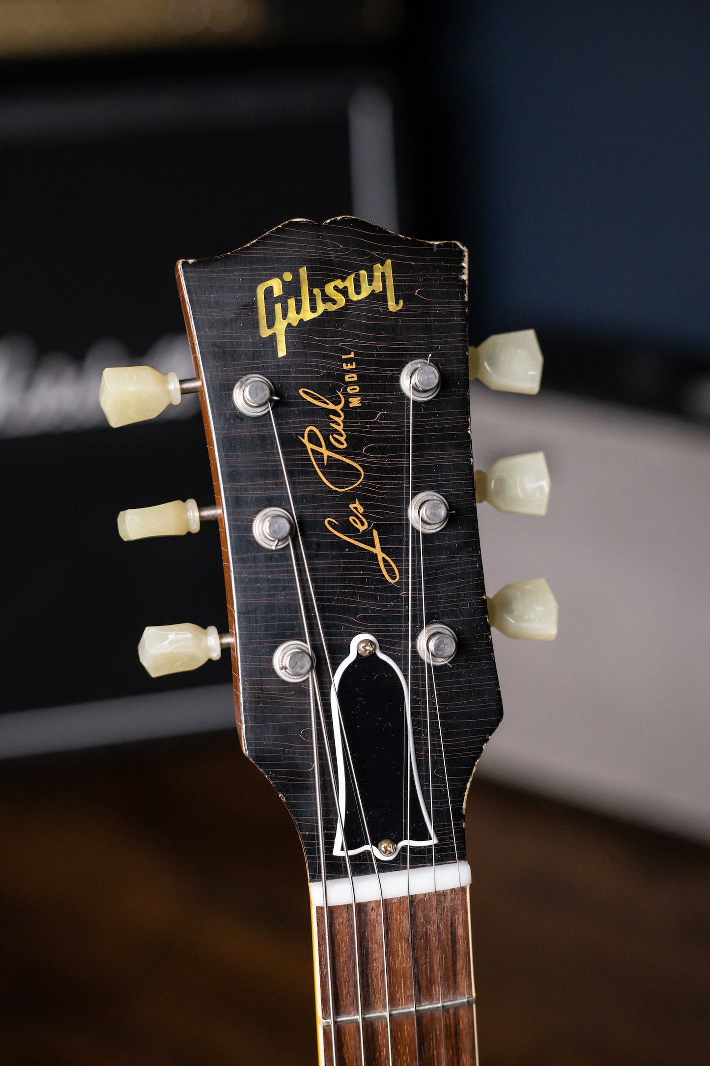 2015 Gibson Custom Shop True Historic Les Paul 1957 Reissue Figured Top Electric Guitar - Goldtop