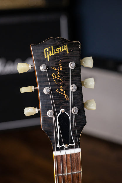 2015 Gibson Custom Shop True Historic Les Paul 1957 Reissue Figured Top Electric Guitar - Goldtop