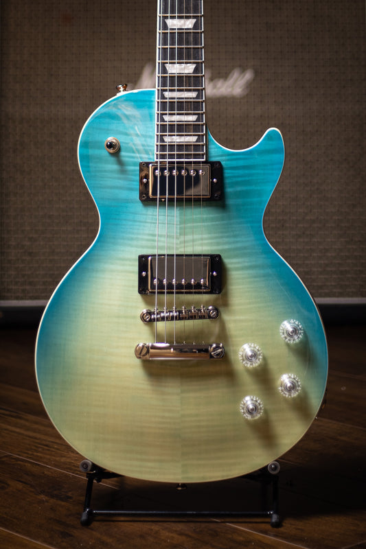Epiphone Les Paul Modern Figured Electric Guitar - Caribbean Blue Fade