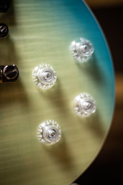 Epiphone Les Paul Modern Figured Electric Guitar - Caribbean Blue Fade