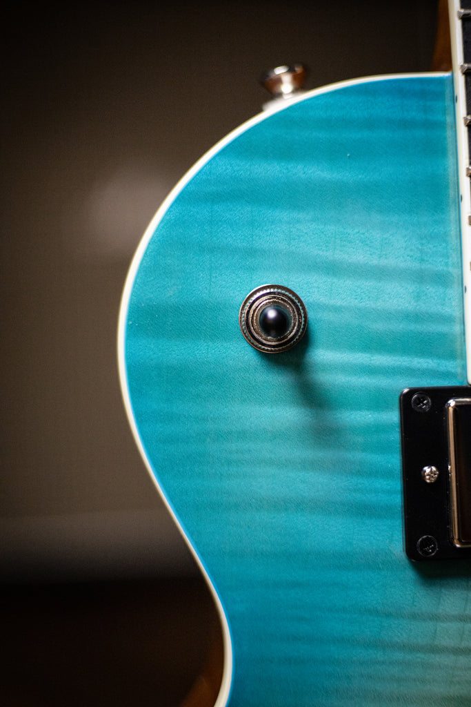 Epiphone Les Paul Modern Figured Electric Guitar - Caribbean Blue Fade