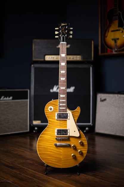 2015 Gibson Custom Shop True Historic Les Paul 1959 Reissue Figured Top Electric Guitar - Lemon Burst