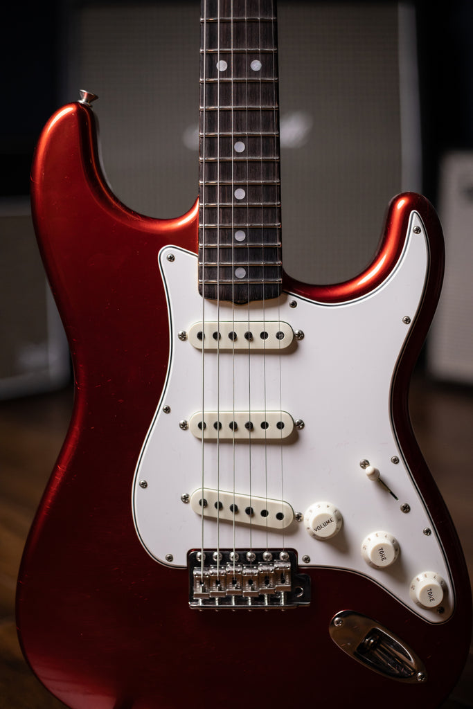 Fender Custom Shop '66 Stratocaster Deluxe Closet Classic Electric Guitar - Faded Aged Candy Apple Red