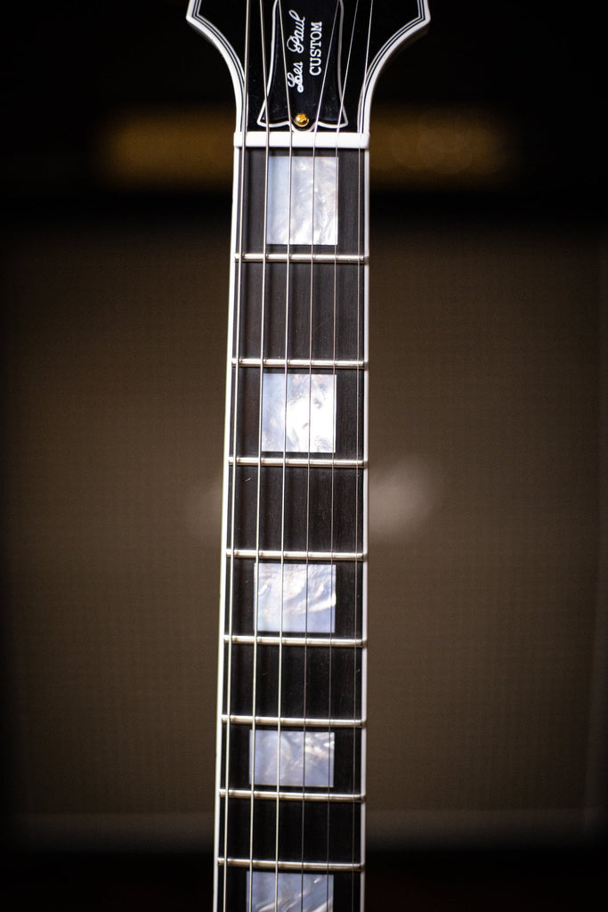Gibson Custom Shop Les Paul Custom Ebony Fingerboard Gloss Electric Guitar - Alpine White