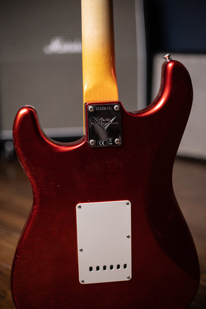 Fender Custom Shop '66 Stratocaster Deluxe Closet Classic Electric Guitar - Faded Aged Candy Apple Red