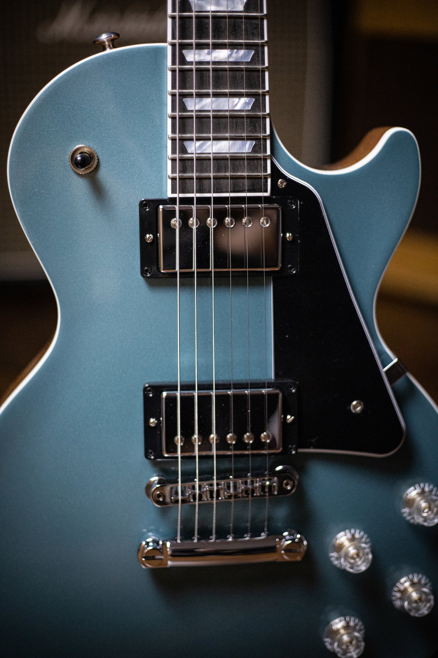 Gibson Les Paul Modern Electric Guitar - Faded Pelham Blue