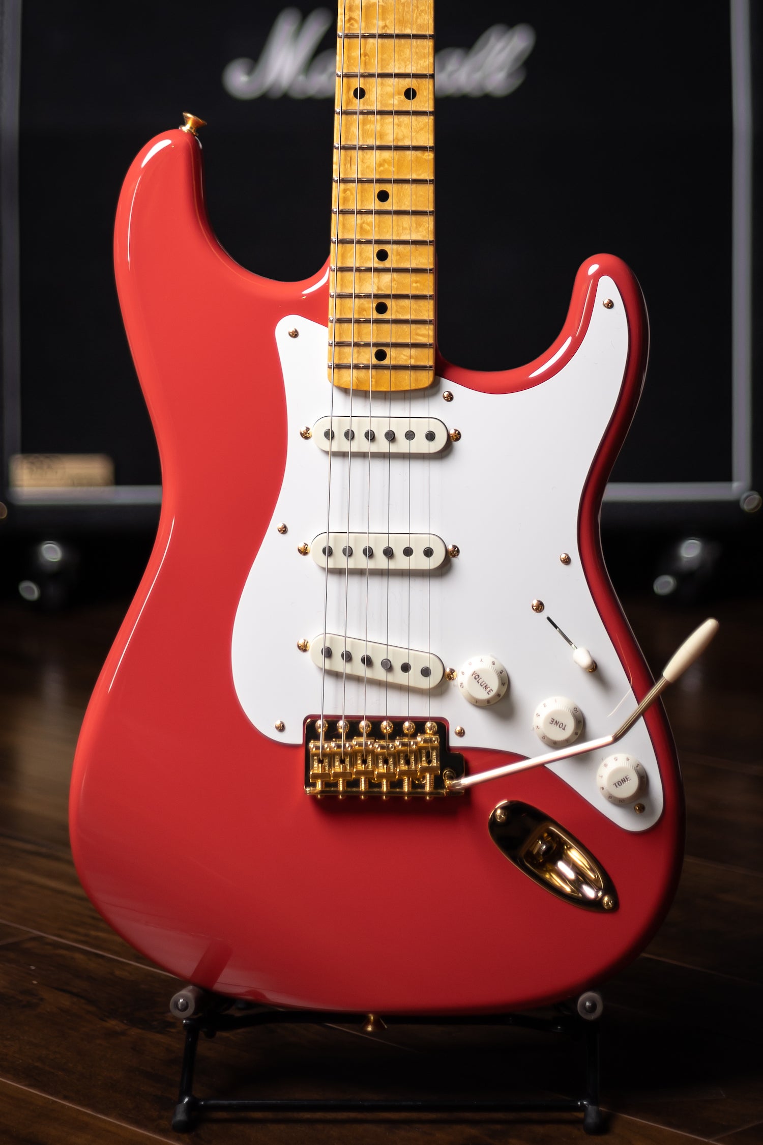 Fender Shop LTD '59 Stratocaster Gold Hardware - Fiesta Red – Walt Grace