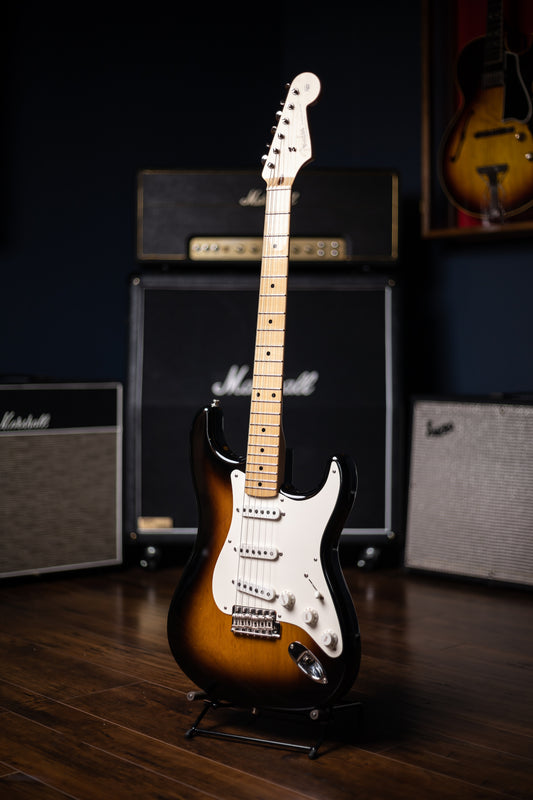 2006 Fender Custom Shop 1955 Stratocaster NOS Masterbuilt John Cruz Electric Guitar - Dark Two Tone Sunburst