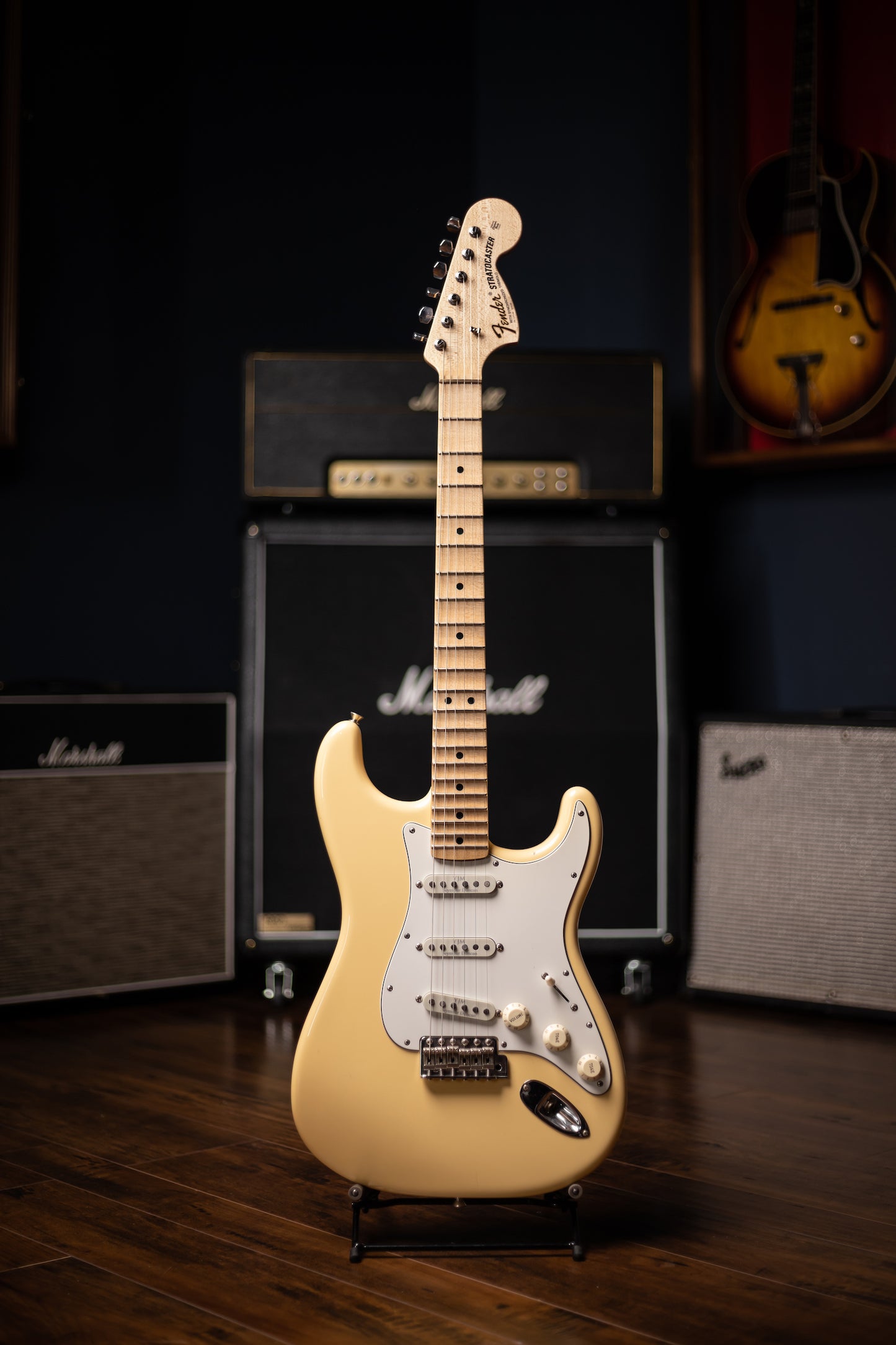 2016 Fender Custom Yngwie Malmsteen '68 Maple Cap Stratocaster, Masterbuilt by John Cruz - Vintage White