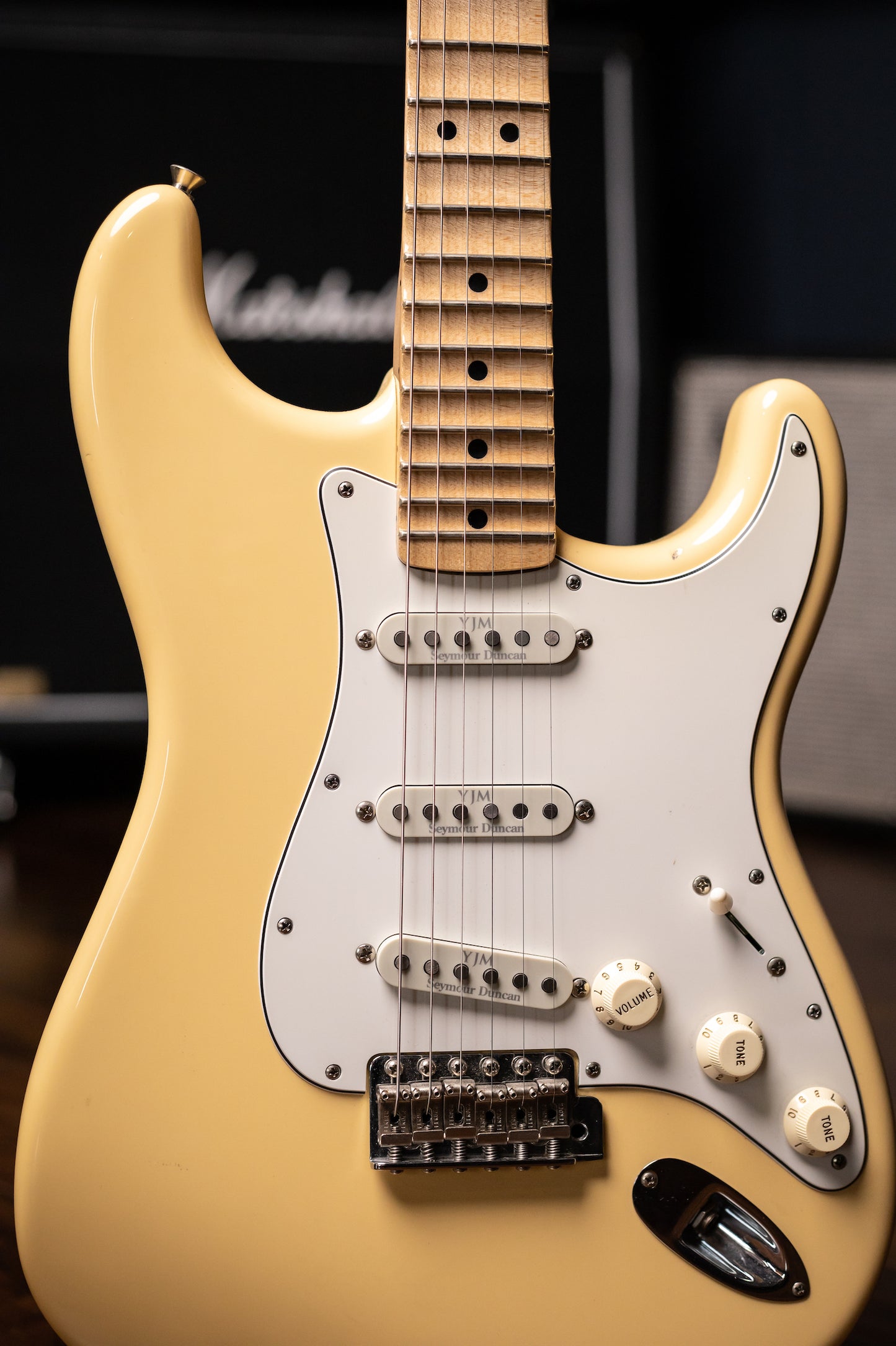 2016 Fender Custom Yngwie Malmsteen '68 Maple Cap Stratocaster, Masterbuilt by John Cruz - Vintage White