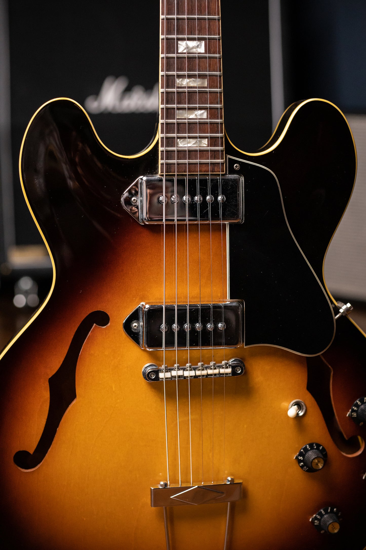 1968 Gibson ES-330 Long Neck Electric Guitar - Sunburst