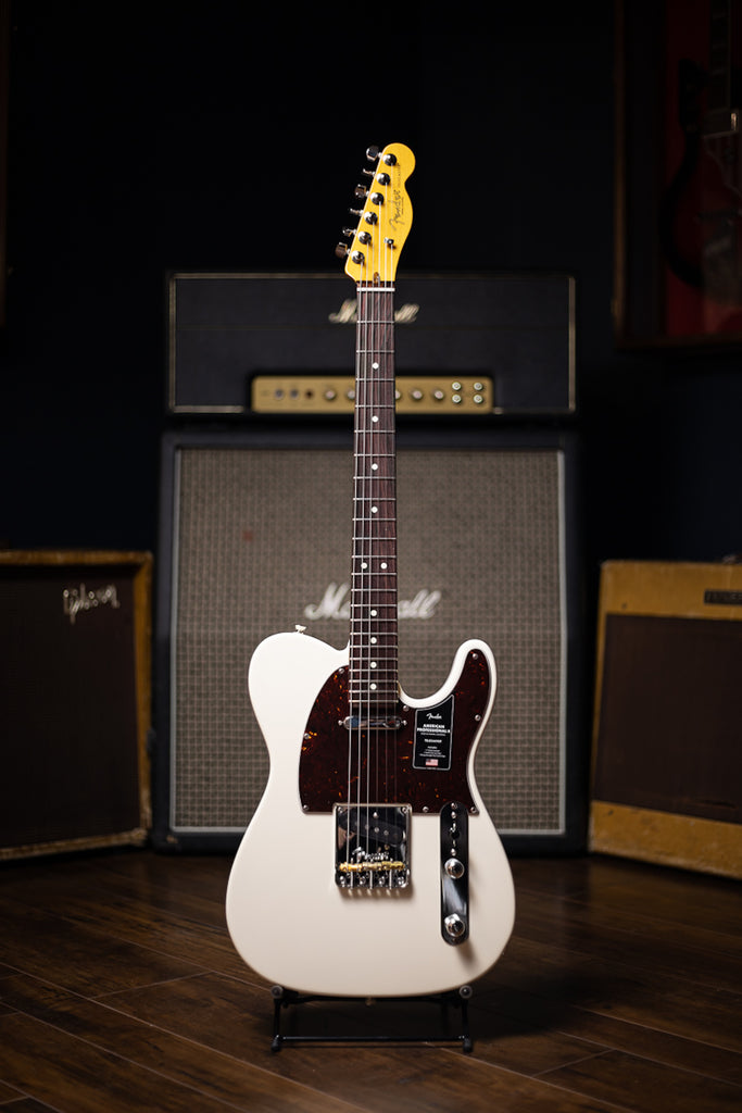 Fender American Professional II Telecaster Electric Guitar - Olympic White