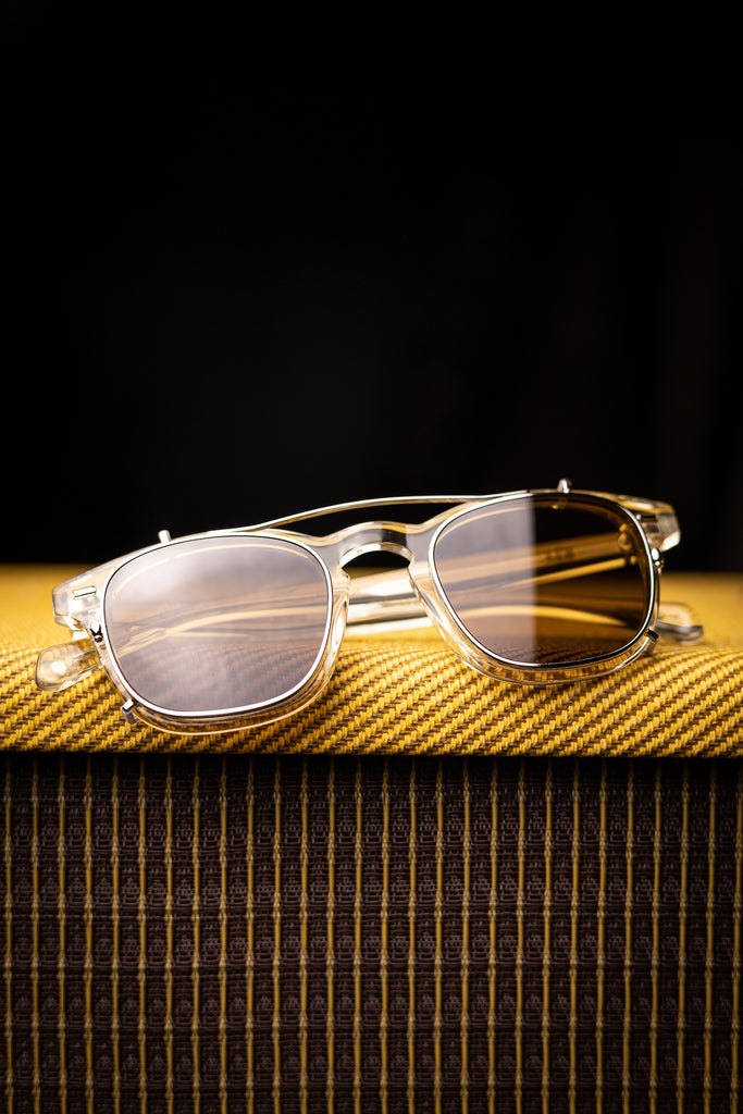 Johann Wolff Sunglasses - JSB in Champagne w/ Clip