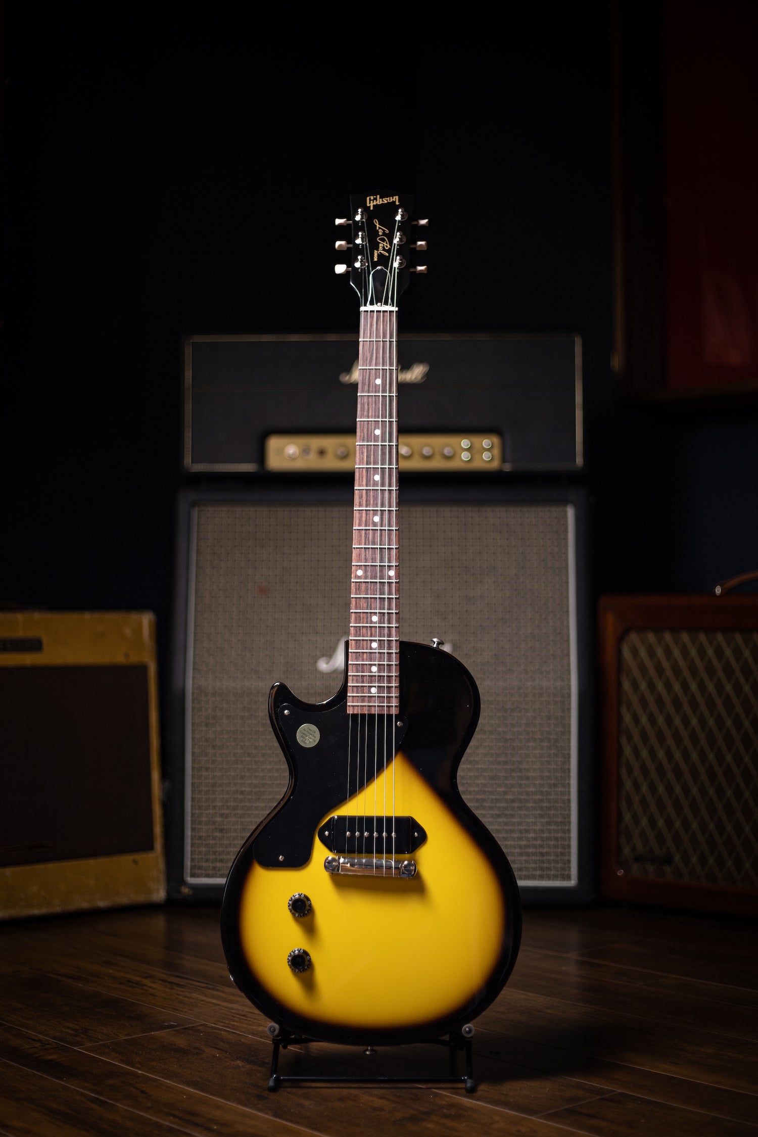 Gibson Les Paul Junior Left Handed Electric Guitar - Vintage Tobacco Burst