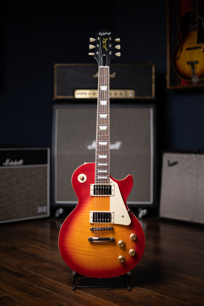 Epiphone 1959 Les Paul 60th Anniversary Plus Outfit Electric Guitar - Aged Dark Cherry Burst