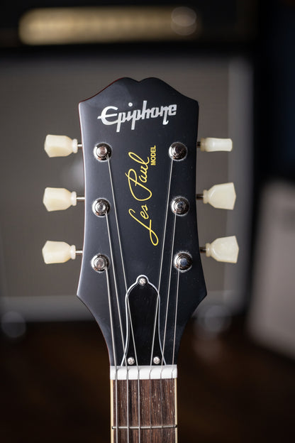 Epiphone 1959 Les Paul 60th Anniversary Plus Outfit Electric Guitar - Aged Dark Cherry Burst