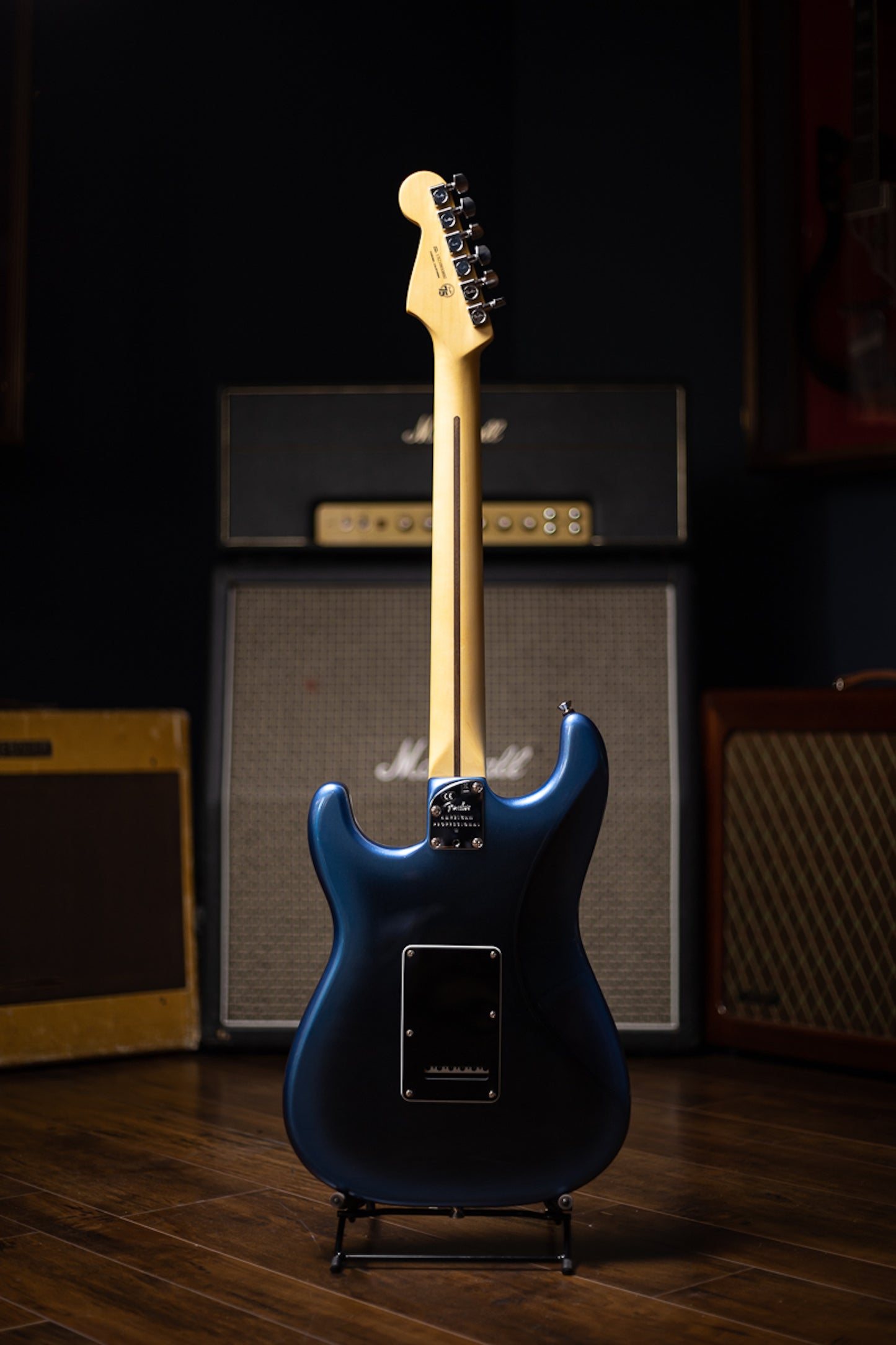 Fender American Professional II Stratocaster Electric Guitar - Dark Night
