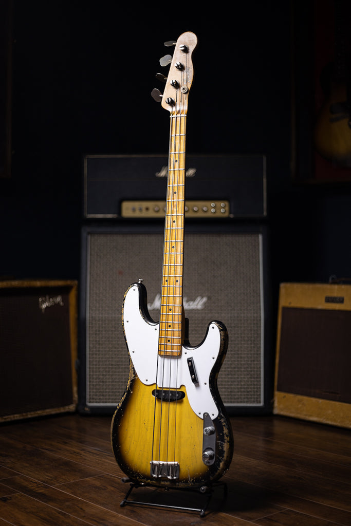 1968 Fender Telecaster Bass (1968 Neck, MJT Body, Seymour Duncan Pickups) - Sunburst FRONT