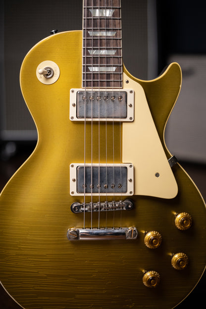 Gibson Custom Shop Murphy Lab 1957 Les Paul Reissue Light Aged Electric Guitar - Double Gold