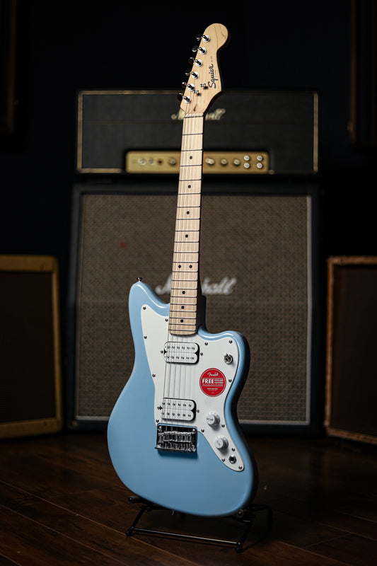 Squier Jazzmaster HH Mini Electric Guitar - Daphne Blue