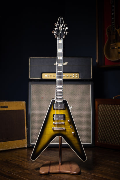 Epiphone Flying V Prophecy Electric Guitar - Yellow Tiger Aged Gloss